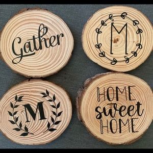 Custom wood coasters (pack of 4)